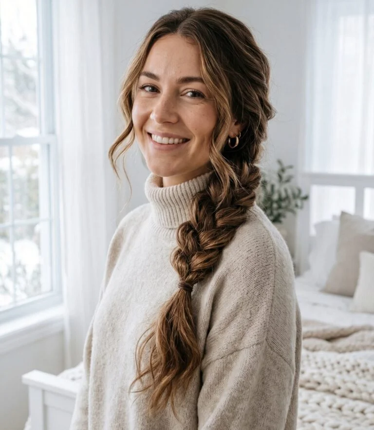Cozy Winter Hair Braid