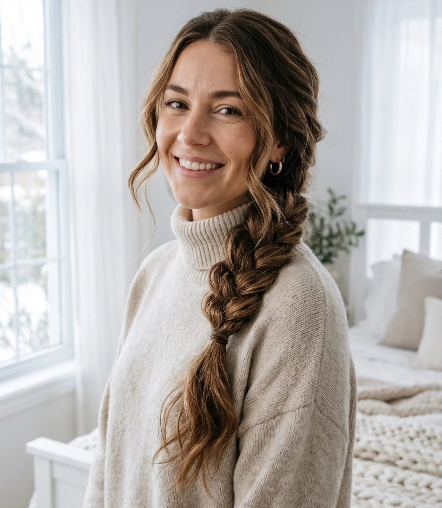 Cozy Winter Hair Braid