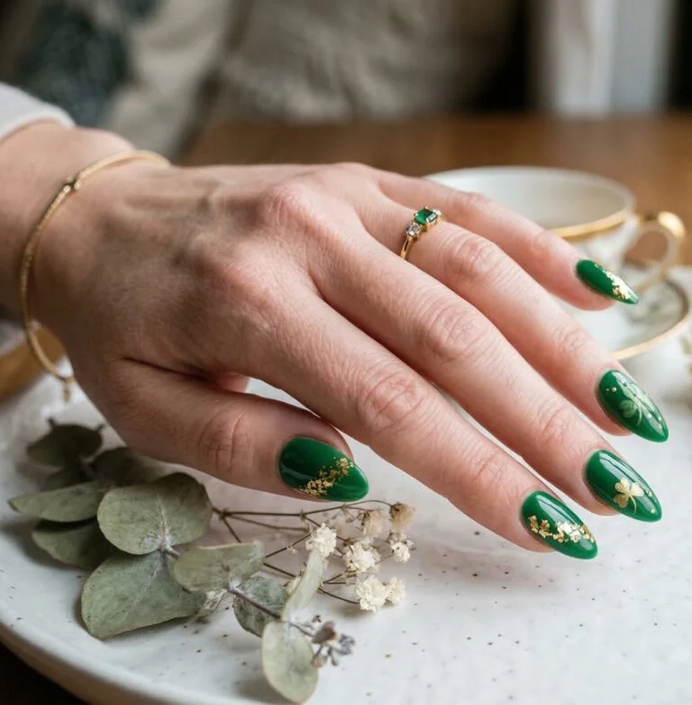 Elegant St Patrick Day Nails