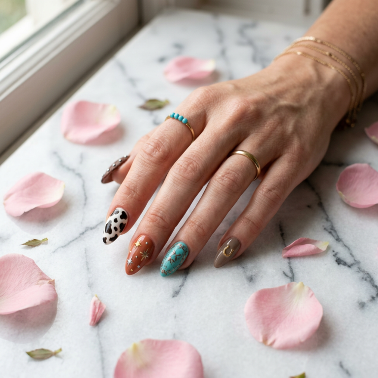 Chic CowBoy Nails