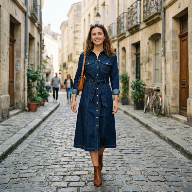 Chic Denim Dress
