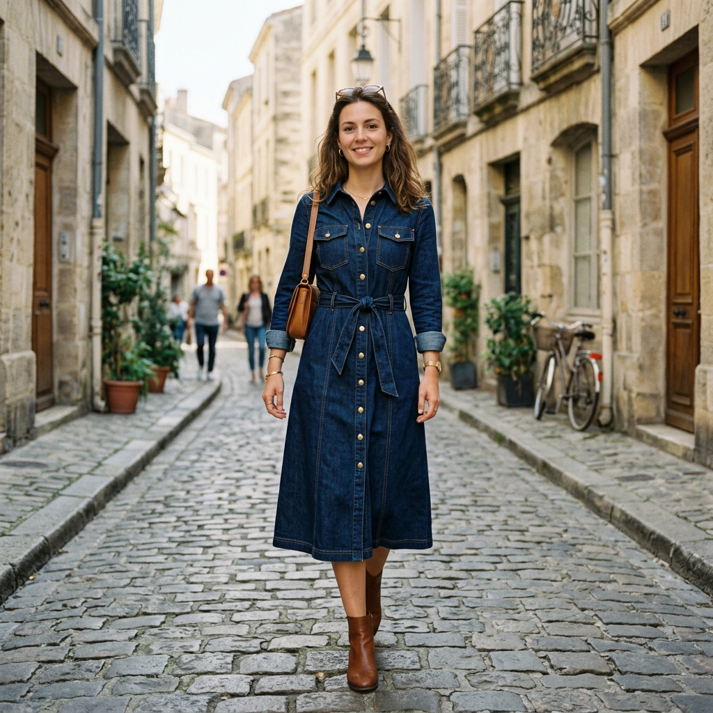 Chic Denim Dress