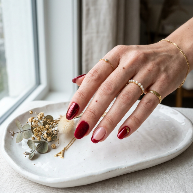 Cherry Red Nails
