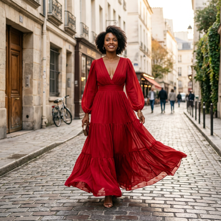 Cherry Red Dress