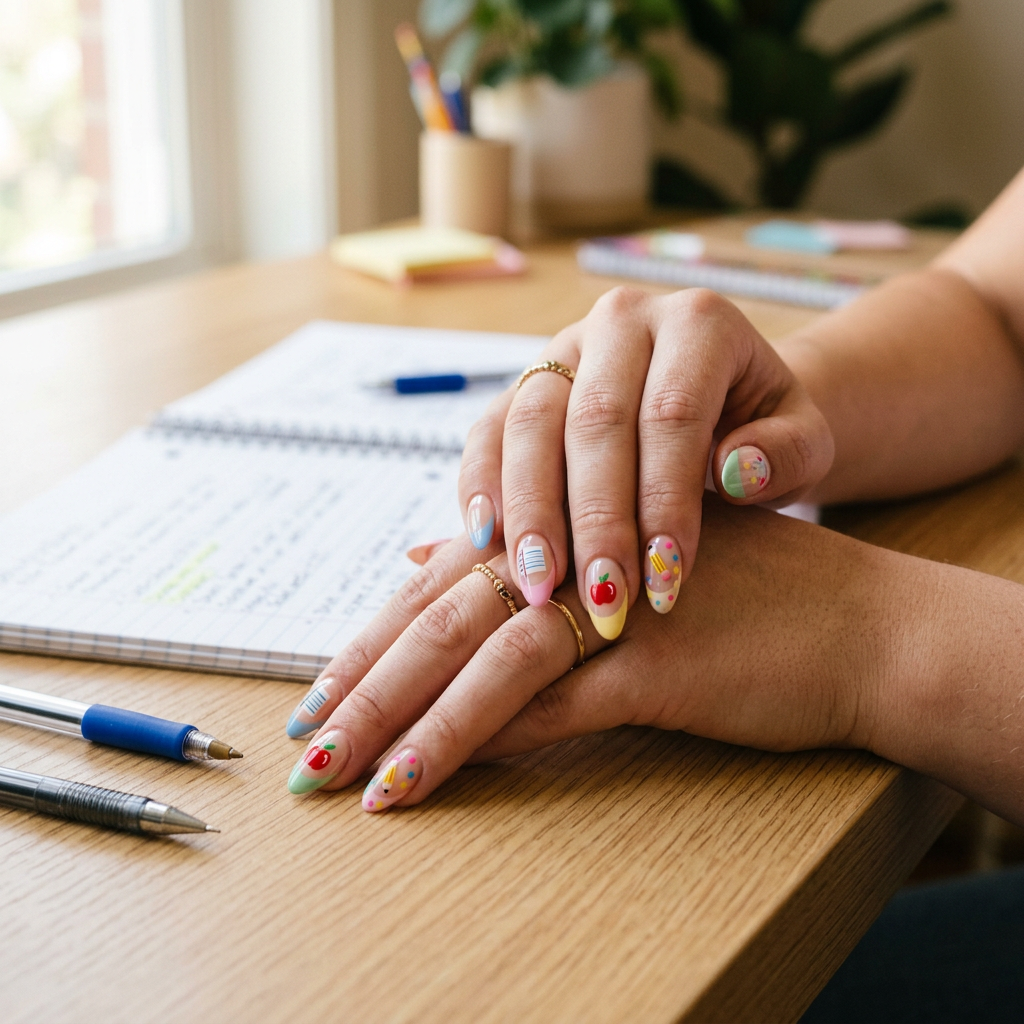 Cute Back-to-School Nails