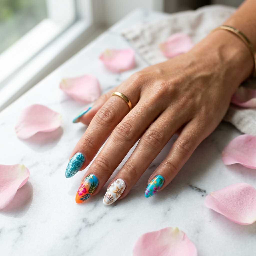 Vacation Summer Nails