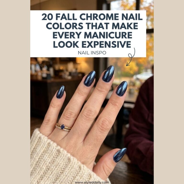 20 Fall Chrome Nail Colors That Make Every Manicure Look Expensive - free crochet patterns to make and save