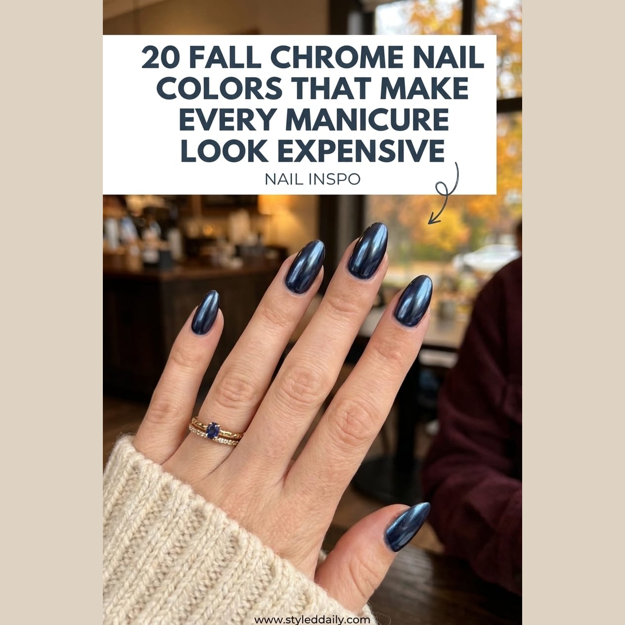 20 Fall Chrome Nail Colors That Make Every Manicure Look Expensive - free crochet patterns to make and save