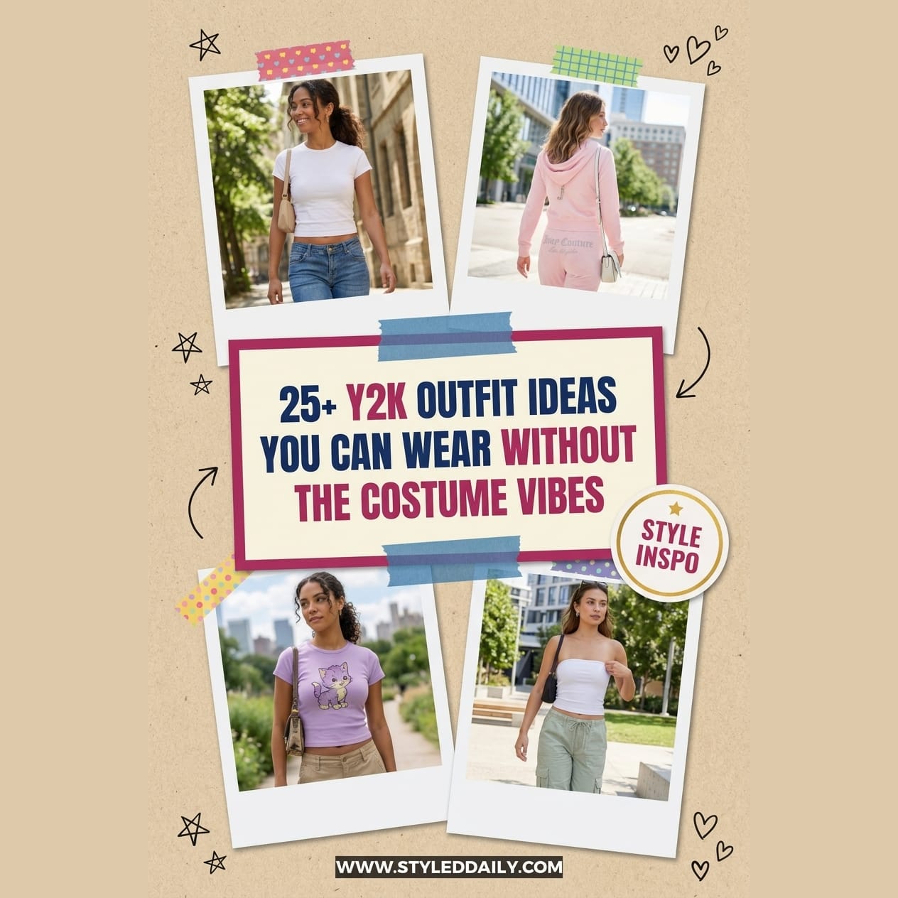 25+ Y2K Outfit Ideas You Can Wear Without the Costume Vibes - free crochet patterns to make and save