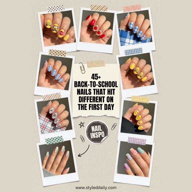 45+ Back-to-School Nails That Hit Different on the First Day - free crochet patterns to make and save