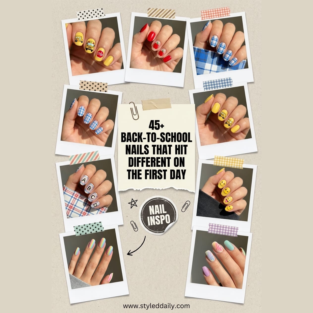 45+ Back-to-School Nails That Hit Different on the First Day - free crochet patterns to make and save