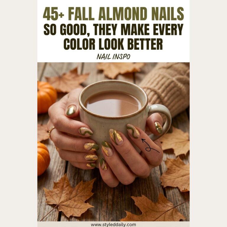 45+ Fall Almond Nails So Good, They Make Every Color Look Better - free crochet patterns to make and save