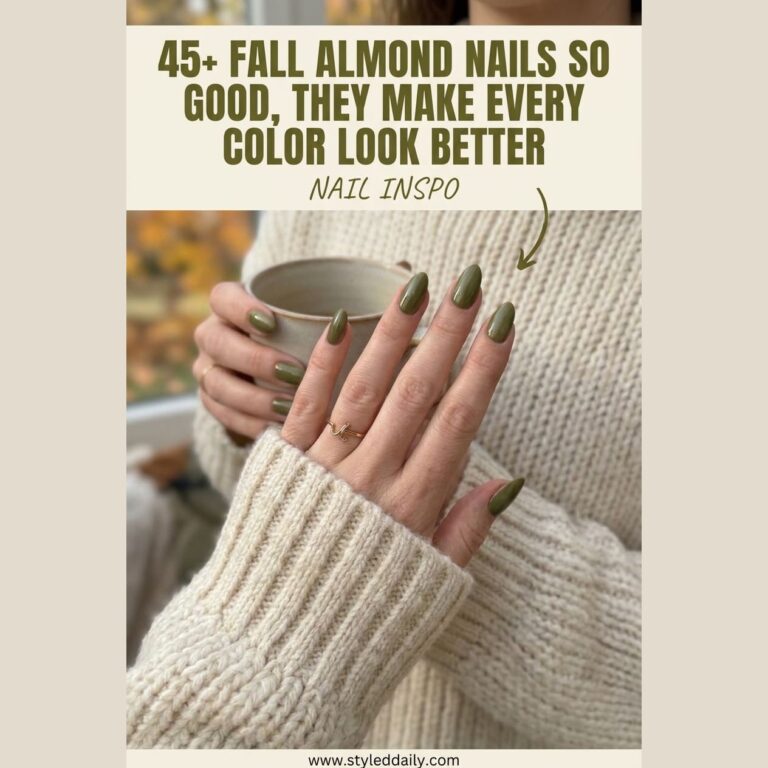 45+ Fall Almond Nails So Good, They Make Every Color Look Better - free crochet patterns to make and save