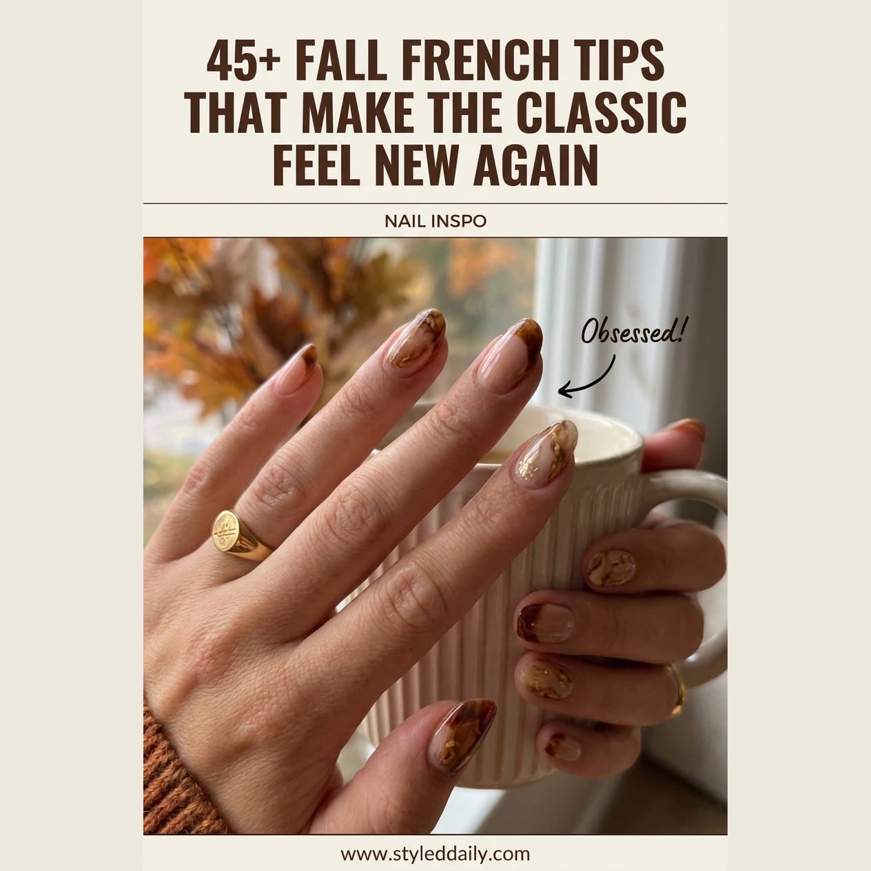 45+ Fall French Tips That Make the Classic Feel New Again - free crochet patterns to make and save