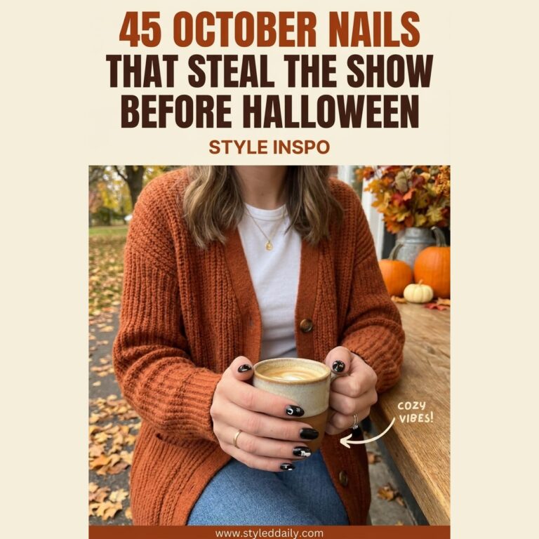 45 October Nails That Steal the Show Before Halloween - free crochet patterns to make and save