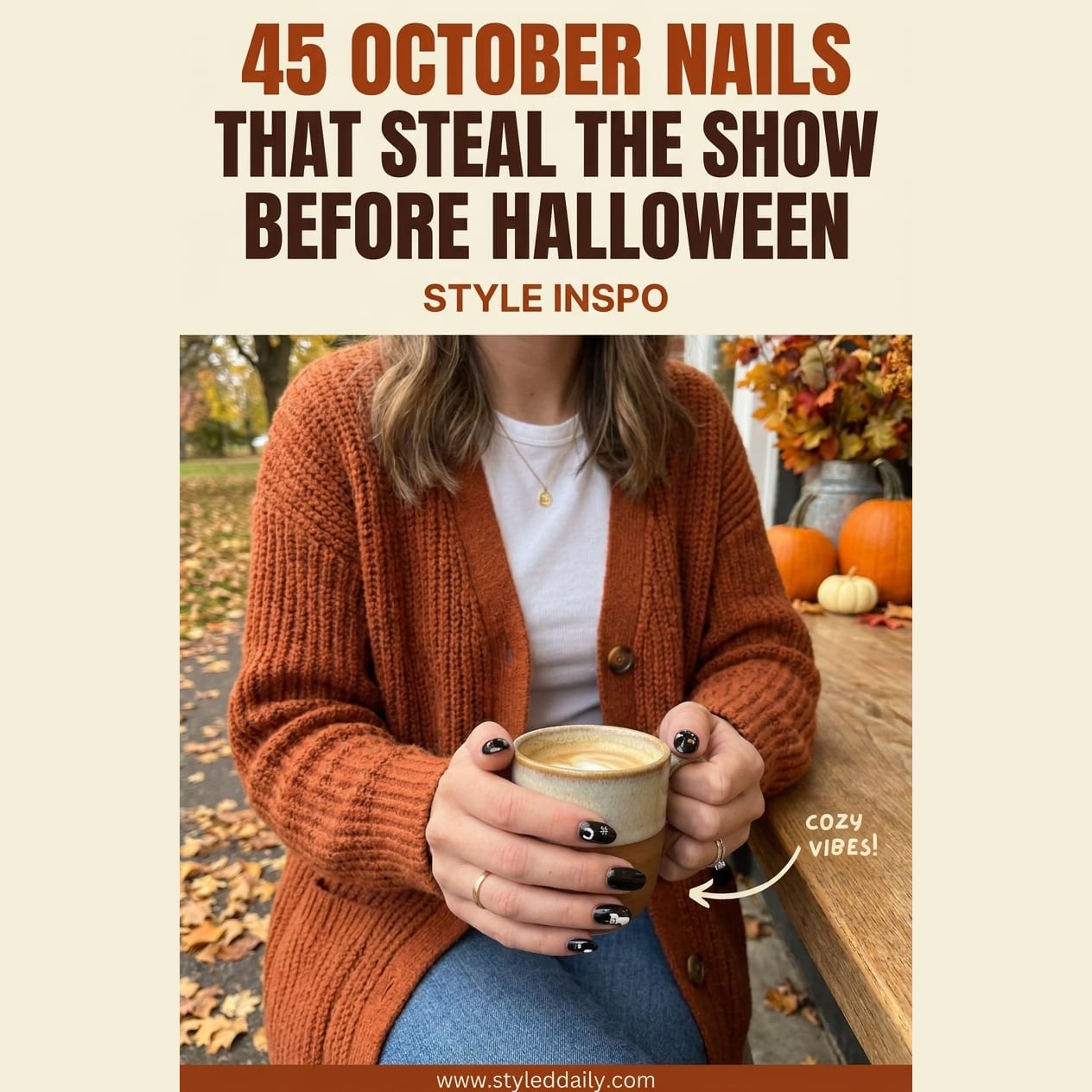 45 October Nails That Steal the Show Before Halloween - free crochet patterns to make and save