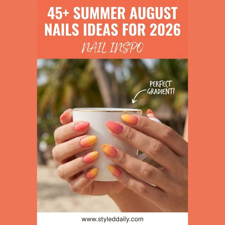 45+ Summer August Nails Ideas For 2026 - free crochet patterns to make and save