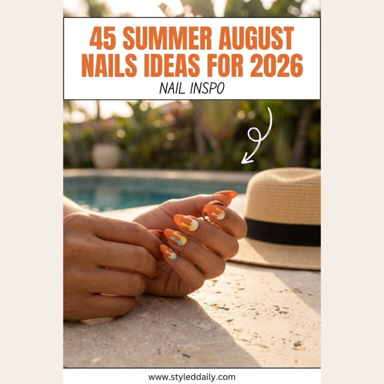 45 Summer August Nails Ideas For 2026 - free crochet patterns to make and save