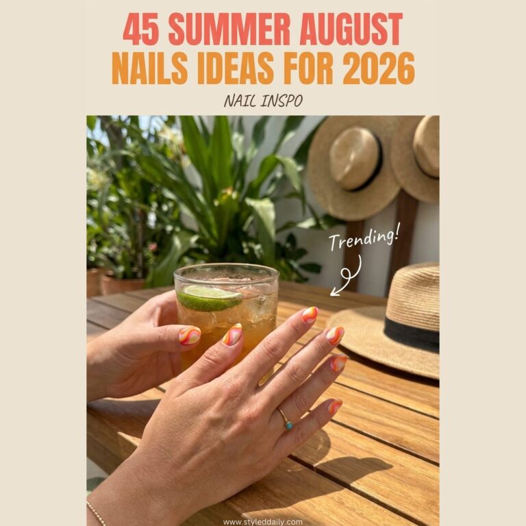 45 Summer August Nails Ideas For 2026 - free crochet patterns to make and save