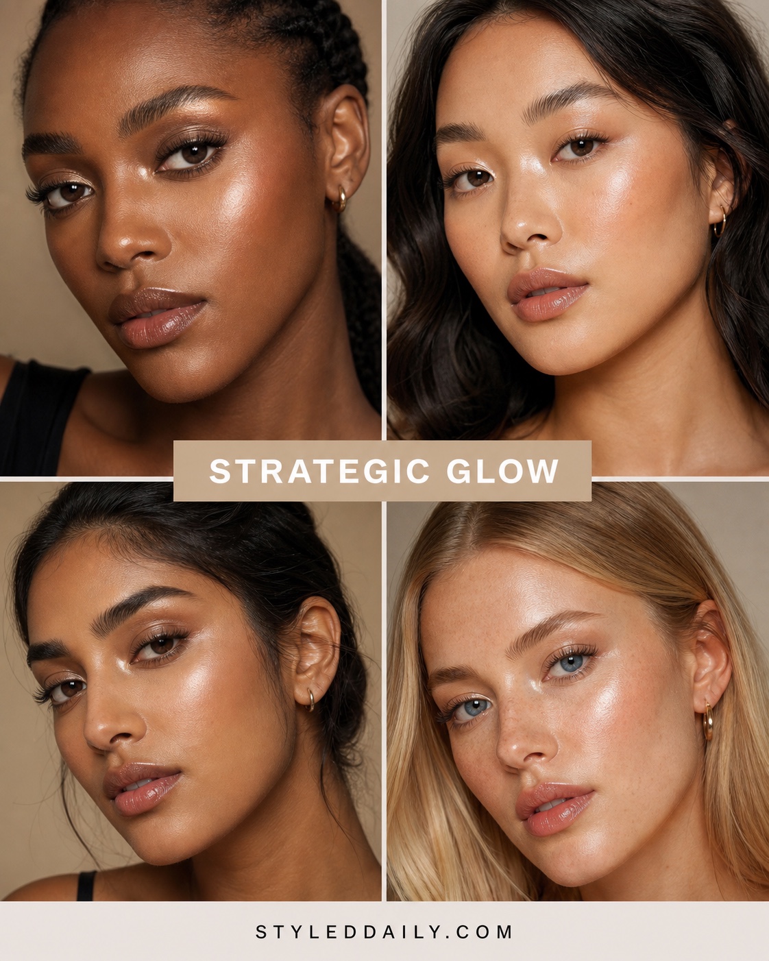 Strategic glowing makeup looks for fall 2026