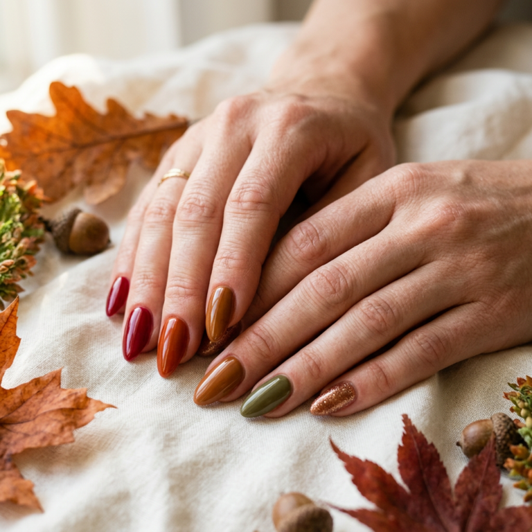 Gorgeous Thanksgiving Nail Colors