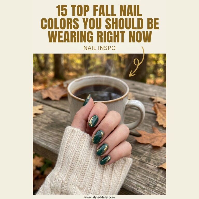 15 Top Fall Nail Colors You Should Be Wearing Right Now - free crochet patterns to make and save