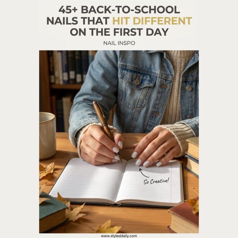 45+ Back-to-School Nails That Hit Different on the First Day - free crochet patterns to make and save
