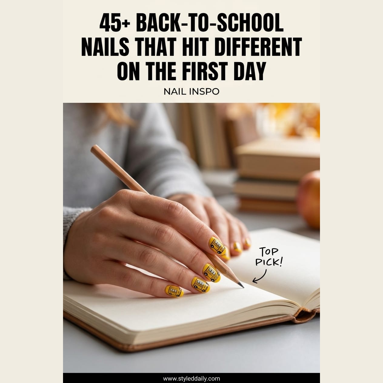 45+ Back-to-School Nails That Hit Different on the First Day - free crochet patterns to make and save