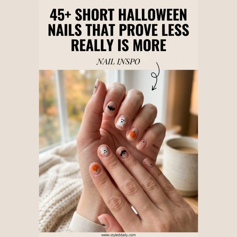 45+ Short Halloween Nails That Prove Less Really Is More - free crochet patterns to make and save