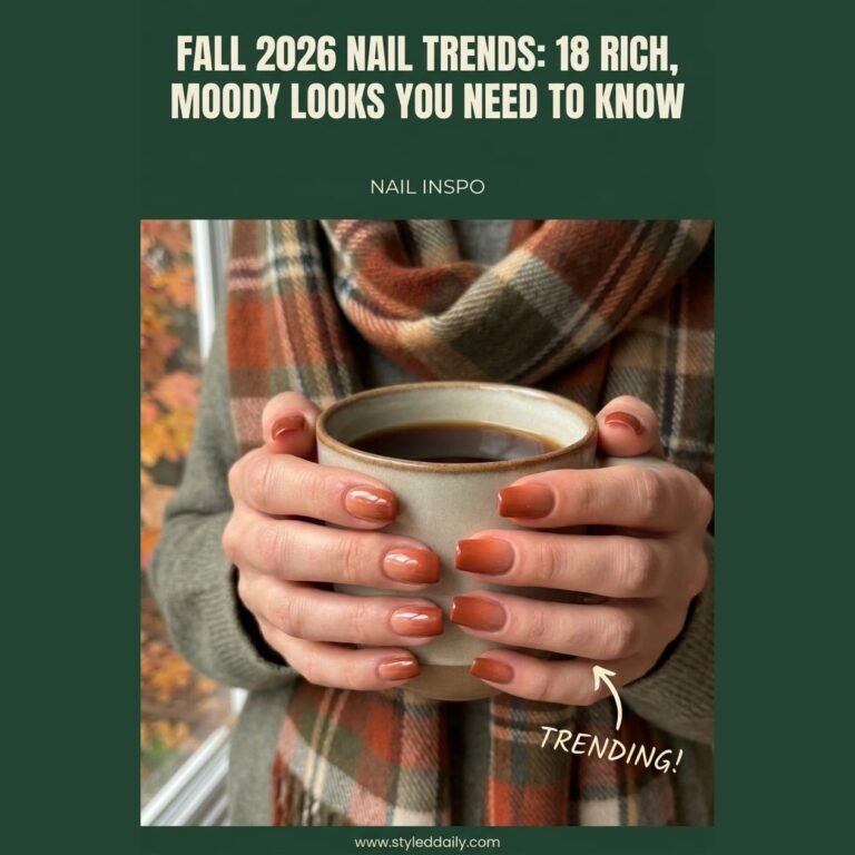 Fall 2026 Nail Trends: 18 Rich, Moody Looks You Need to Know - free crochet patterns to make and save